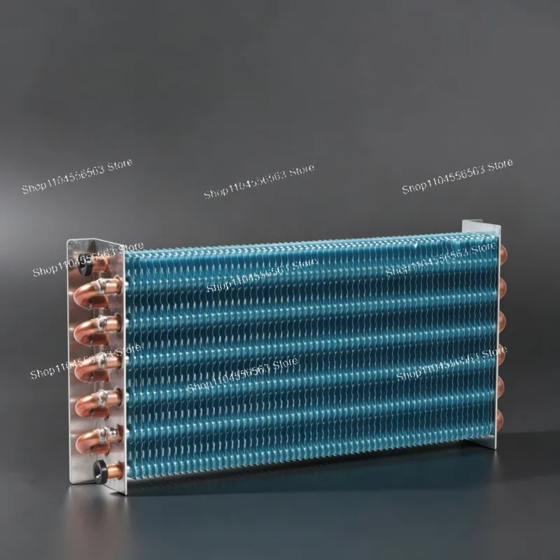 

High Precision Copper Tube Aluminum Fin Evaporator Condenser Radiator Heat Exchanger for Refrigerator Freezer 2x6x300mm