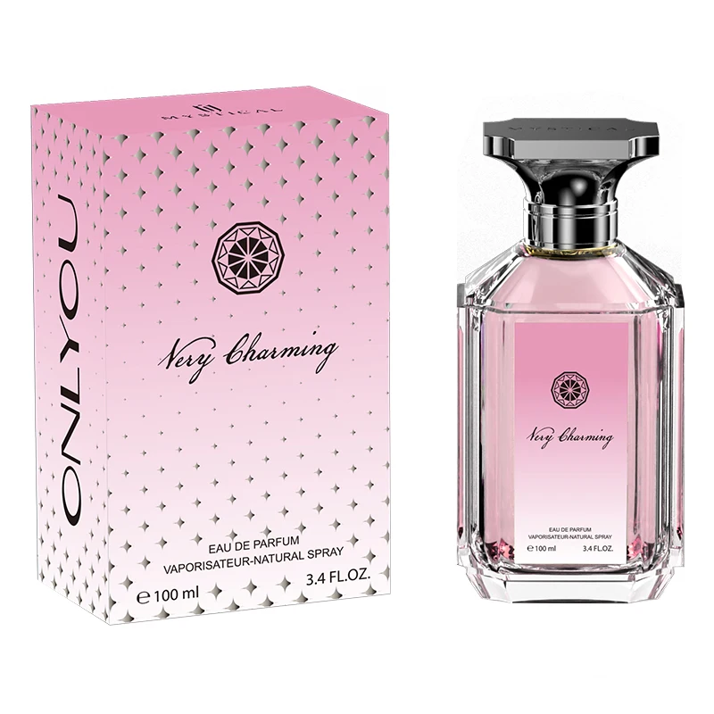 CHARMING Perfume para mujer Notas frutadas florales - Eau de Parfum inspirado en B.right C.rystal para mujer Perfume de nicho 100ML 3.4FL.OZ
