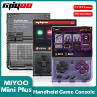 MIYOO Mini Plus Portable Retro Handheld Game Console Mini+ 3.5''IPS Screen Classic Video Game Console Linux System Gaming Gift