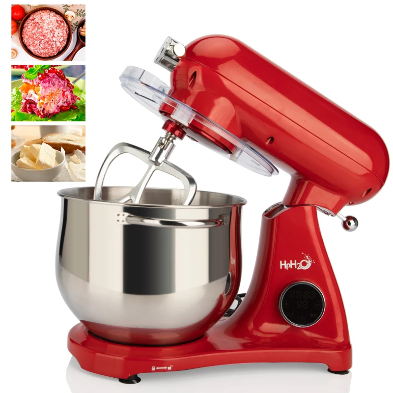 Automatic 8L 1800W metal planetary Electric Stand MixerCream Dough Food Blender Whisk Kitchen Food Mixing Machine