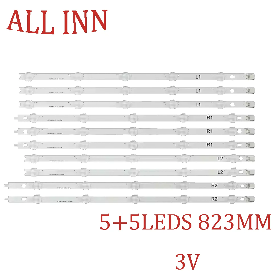 

Лента светодиодной подсветки для 42LA621S 42LA6218 42LN540 42LA621S линейная линейка 42 дюйма ROW2.1 Rev 0.01 L1 R1 R2 L2