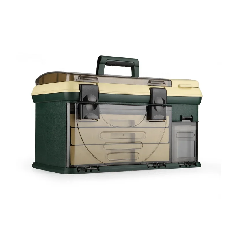 

Многофункциональные коробки для рыболовных снастей, рыболовная коробка с ящиками, большая емкость, полипропилен, пластик, высокое качество, 50*30*30 см