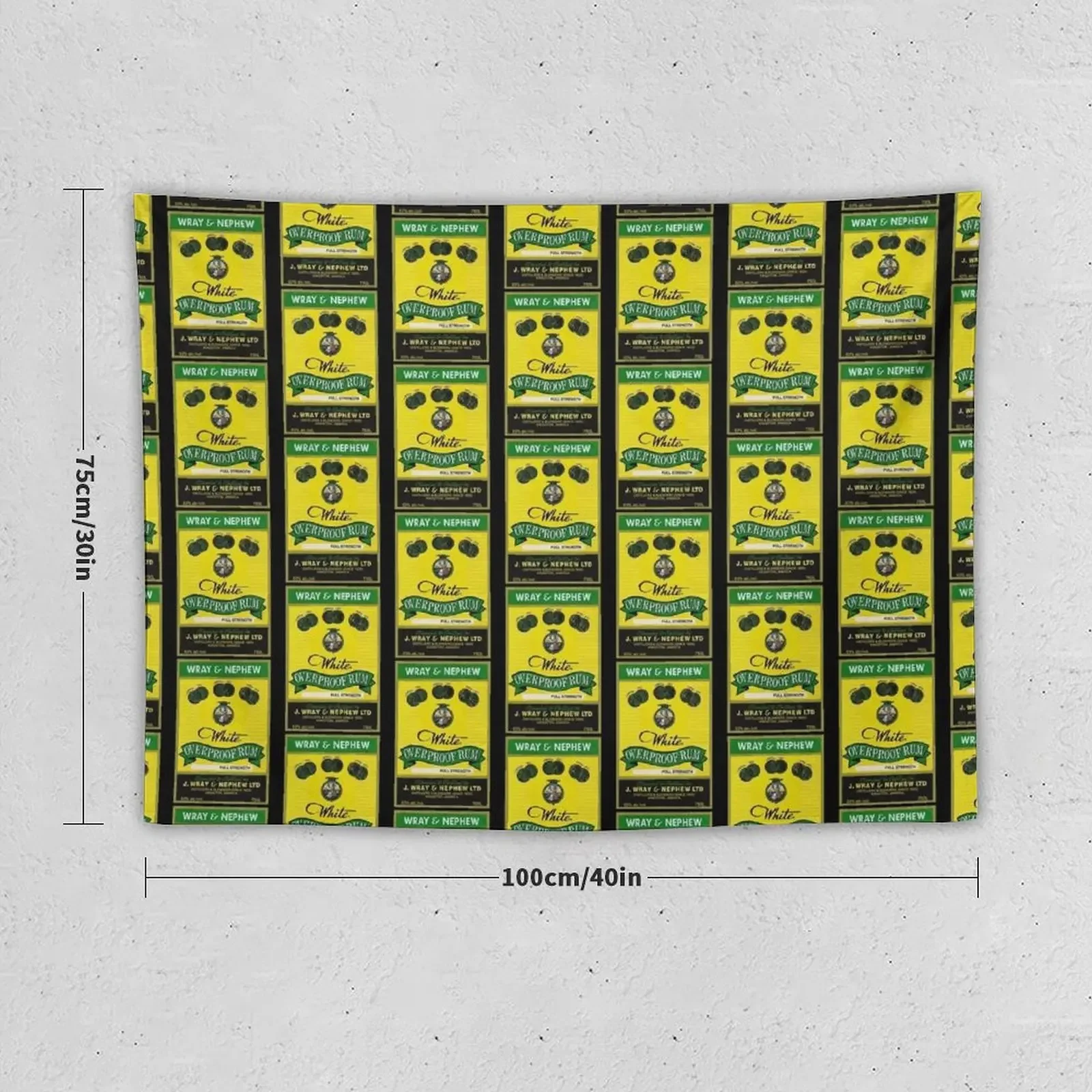 Wray & Nephew Tapestry Bathroom Decor Aesthetics For Room Tapestry