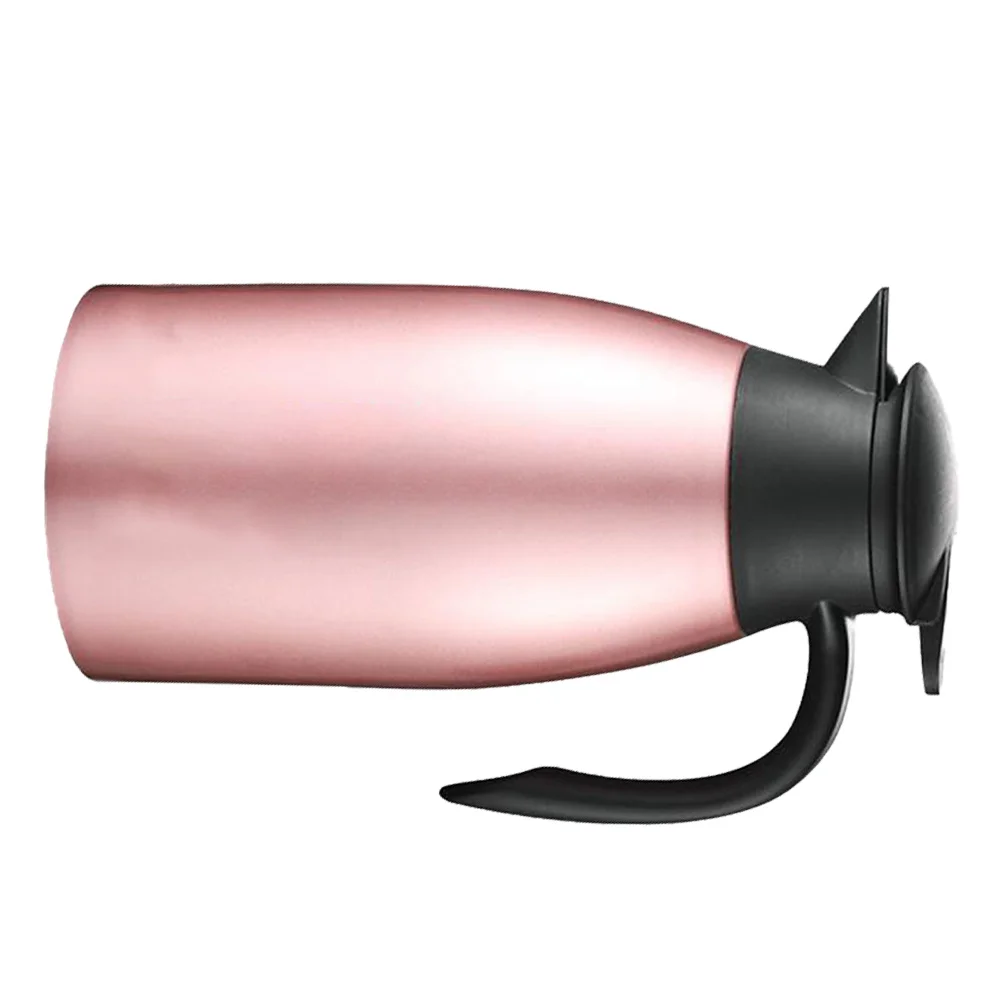 

2L Stainless Steel Vacuum Jug Insulated Thermal Bottle Rose Gold for Coffee Tea Beverage Milk Travel Office Home