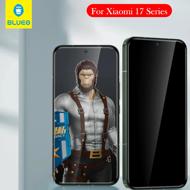 

Blueo Privacy Tempered Glass For Xiaomi 17 Pro Max Anti Spy Screen Protector for XIAOMI 17 PRO