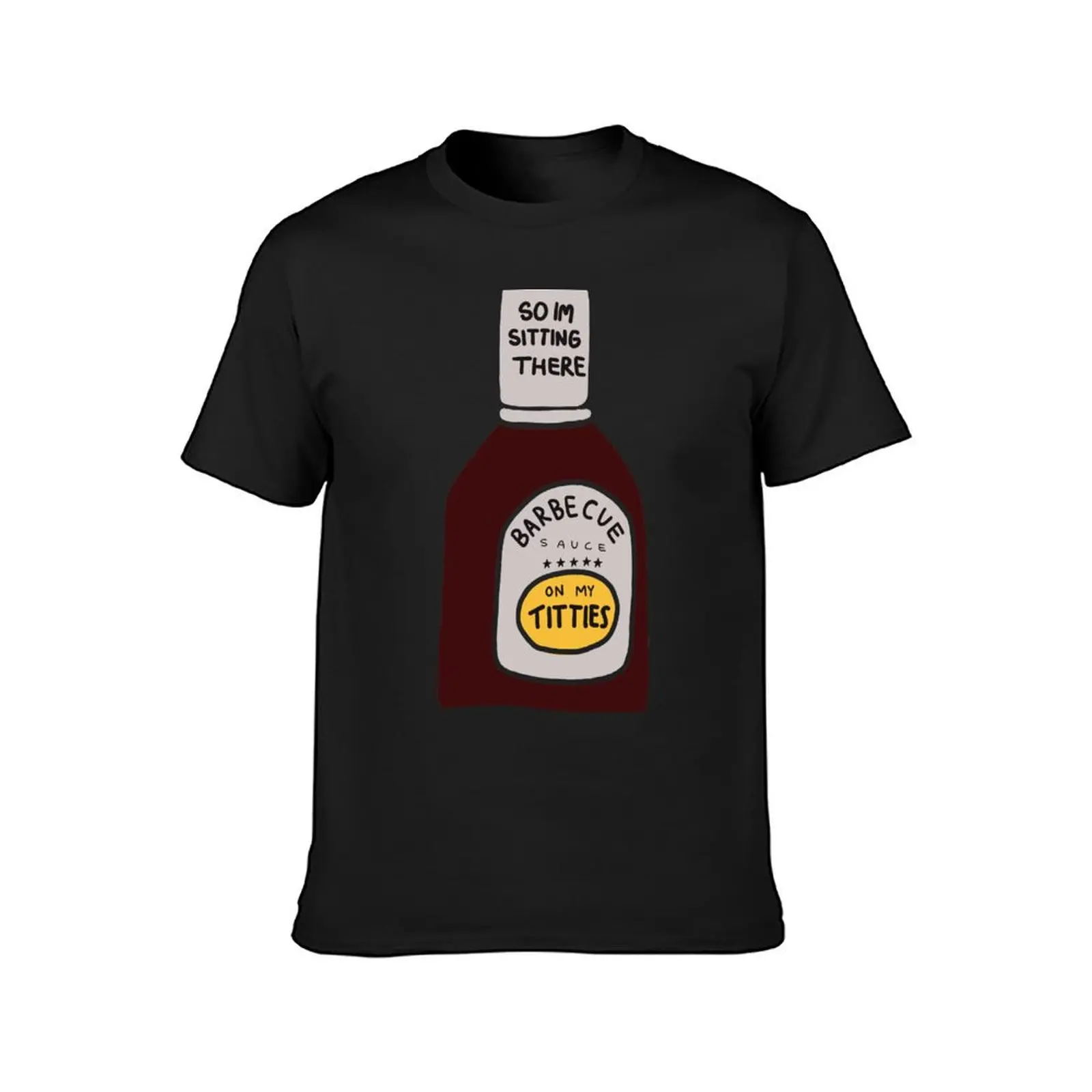 Barbecue Sauce T-Shirt oversized customs men clothings