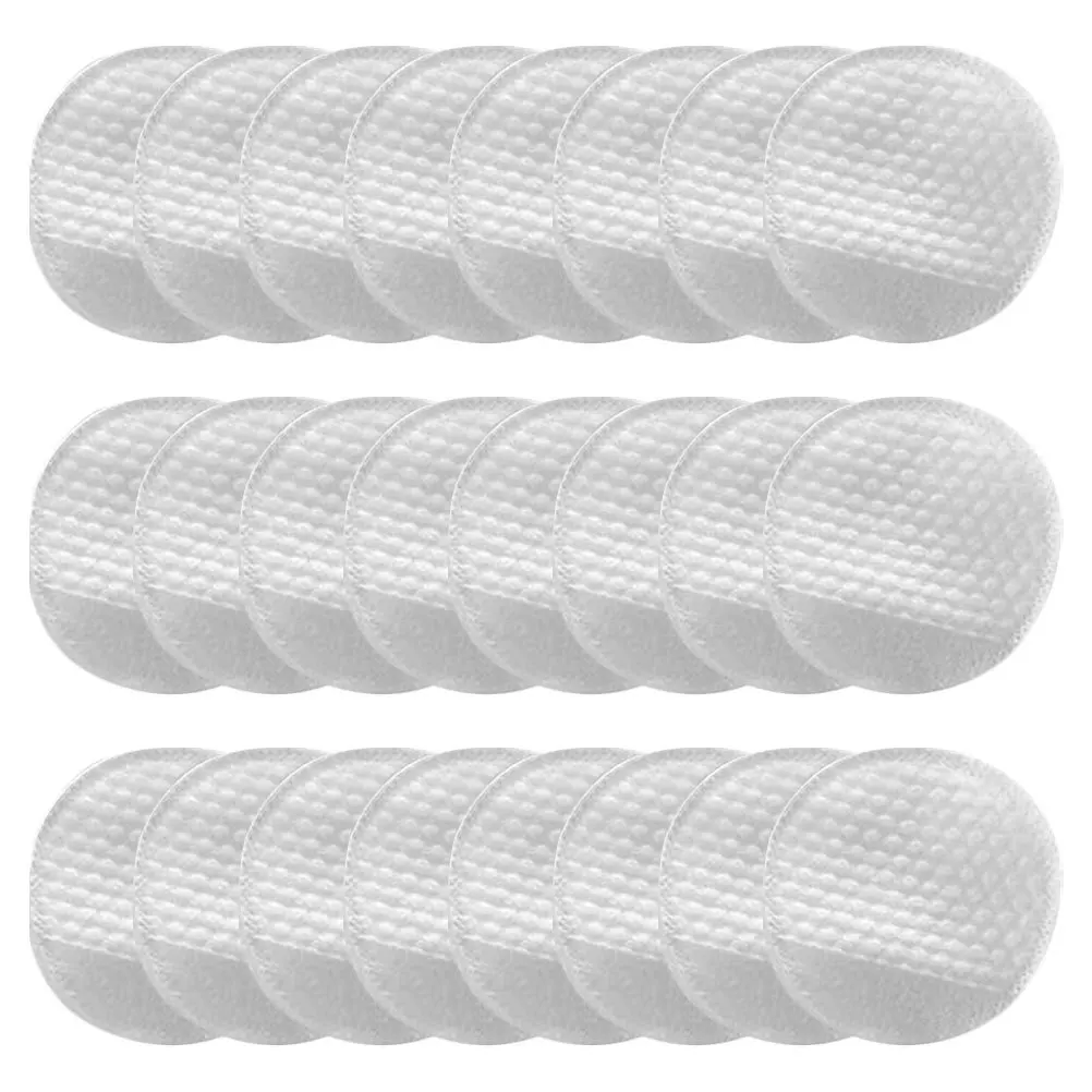 Tampons démaquillants double face, 120 pièces, Texture perlée, poche ronde, tampons nettoyants pour le visage, doux, non pelucheux, lingettes démaquillantes pour les yeux