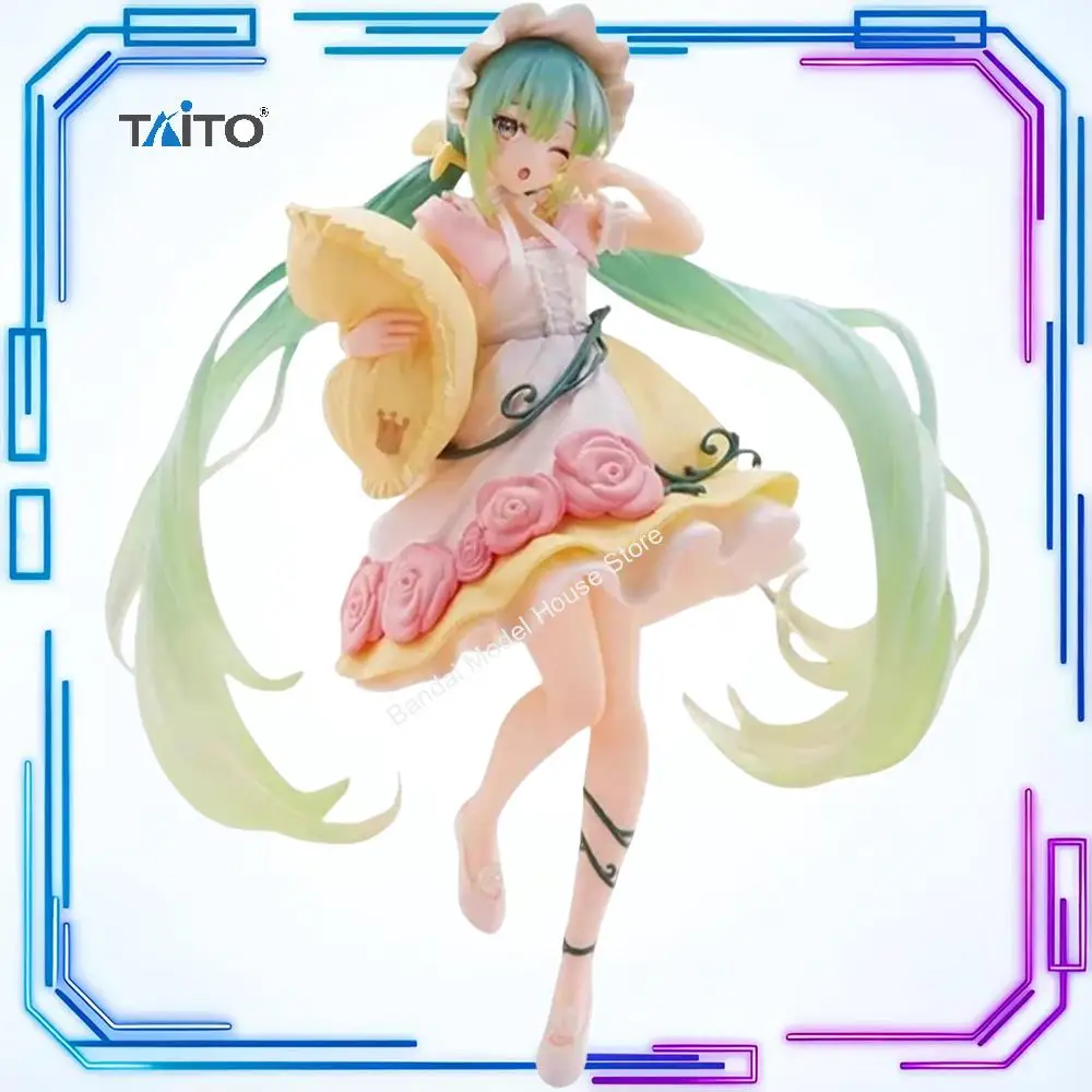 在庫あり-タイトーオリジナル正規品-ボーカロイド-ピアプロキャラクター-初音ミク-ワンダーランドフィギュア-眠れる森の美女-18cm-モデル玩具フィギュア