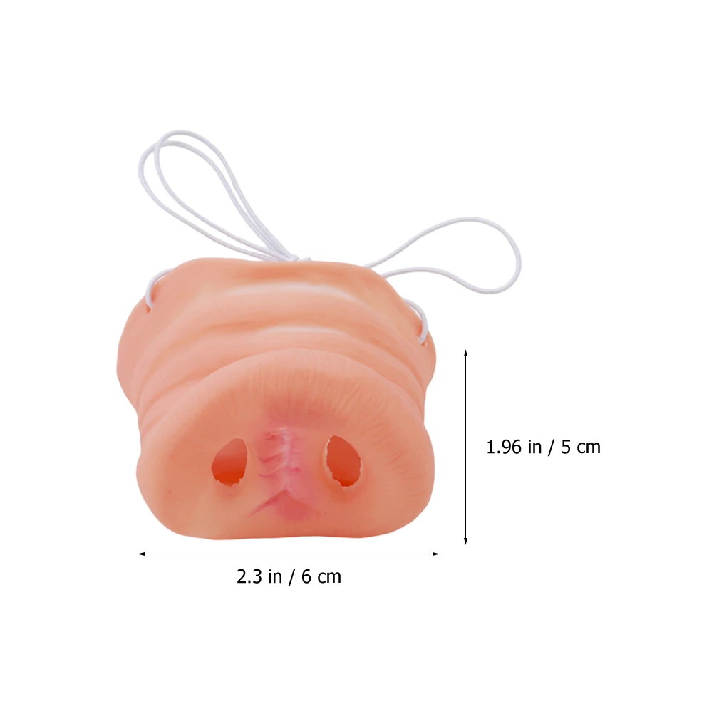 

Pig Nose Simulation Prop for Halloween Costume Kids Adult Party Accessories Elastic Band Fits Nose Cosplay Gathering Performance