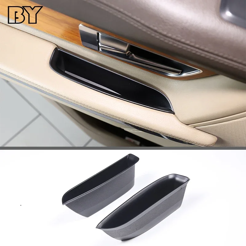 

2pcs Inner Side Door Handle Storage Box Tray For Land Rover Range Rover Sport 2010-2013 Car Interior Accessories Organizer
