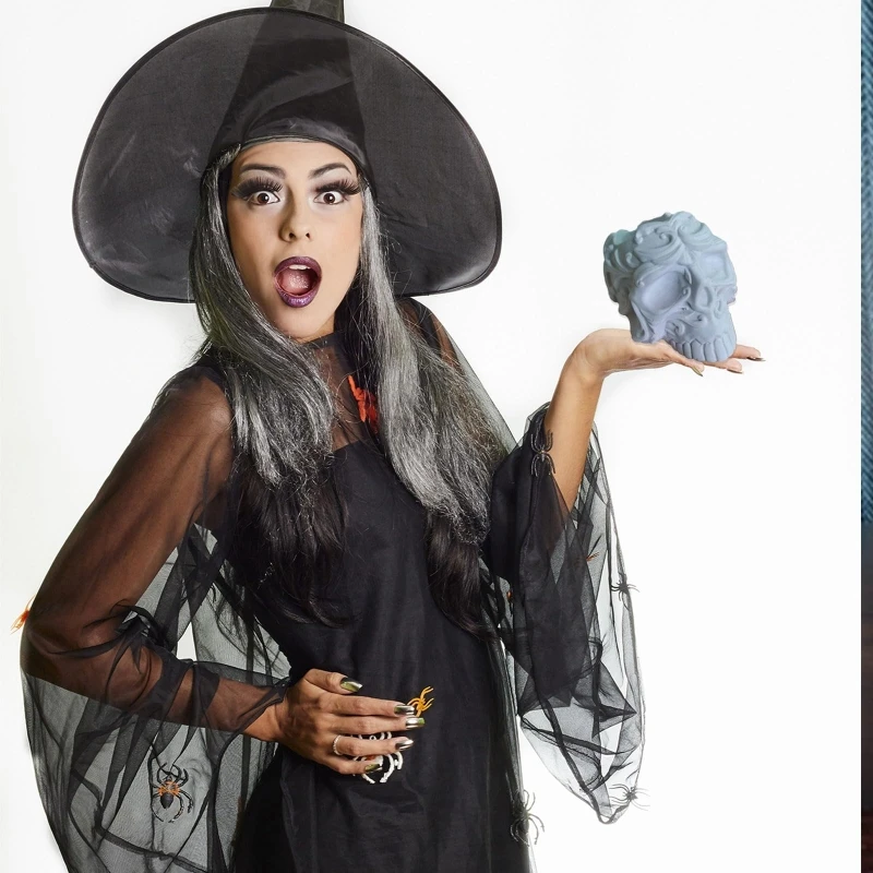 

3D силиконовая форма для головы черепа, пепельница, форма для эпоксидной смолы, ремесла, гипсовый цветочный горшок, форма для горшка для растений