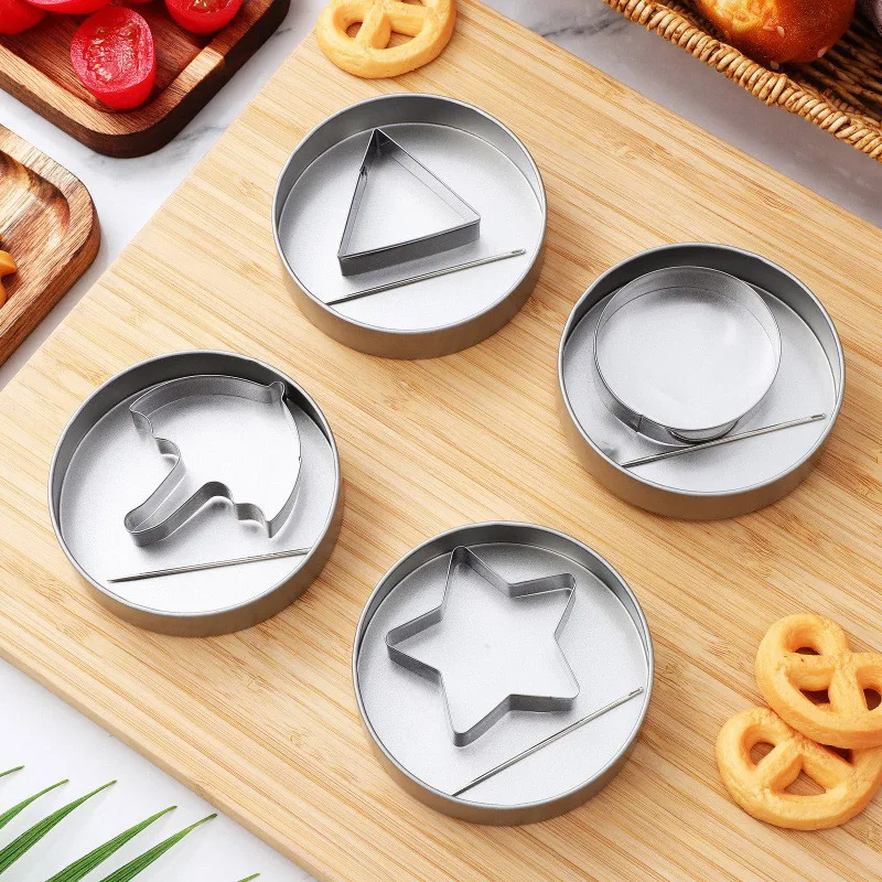 Sugar Cookie Mold Star Heart Round Flower Shape Cutter Baking Mould Toolsegg Cooking Tools Kitchen Accessories Gadget