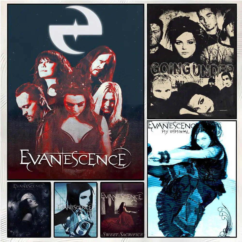 band rock E-Evanescence Poster Superior Home Space  Indoor Decorative Art & Home Decor