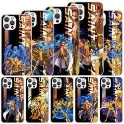 Anime Saint Seiya Soft Case For iPhone 16 17 Air 16E 15 Plus 11 12 13 Mini 14 Pro Max Phone Cover Apple 7 8 SE Coque Funda 16 15