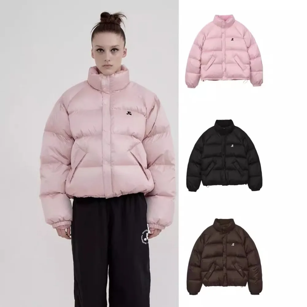 

Женское пальто для отдыха и отдыха, пуховик на белом утином пуху, свободная теплая термокуртка большого размера для зимней уличной одежды