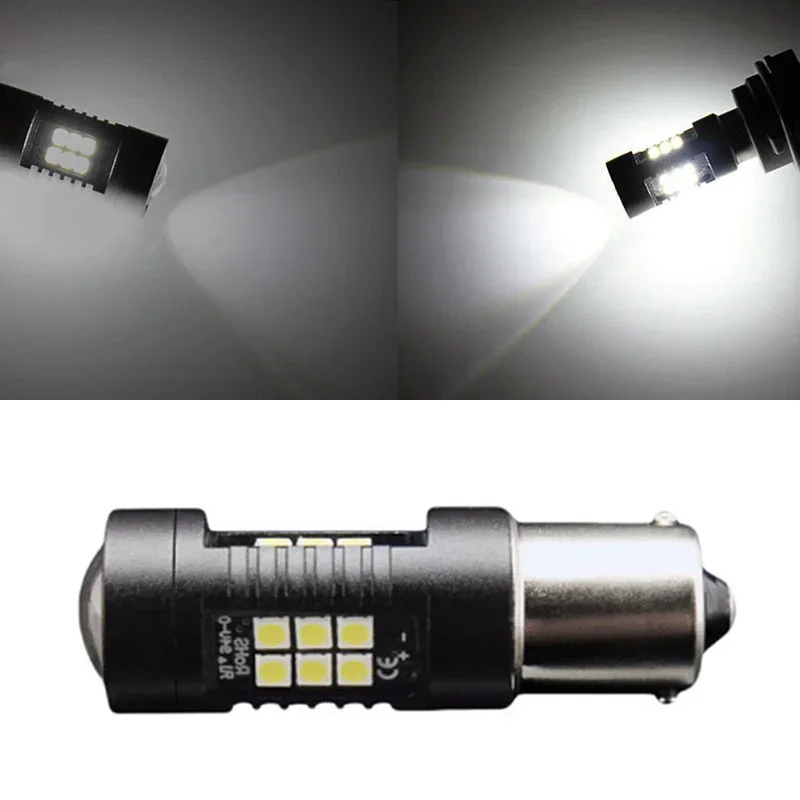 

1156 Car Turn Signal Light P21W BA15S LED Led Bulbs For Turn Signal Light White 6000K 21SMD 56*18mm LED Reverse Lamp IP65