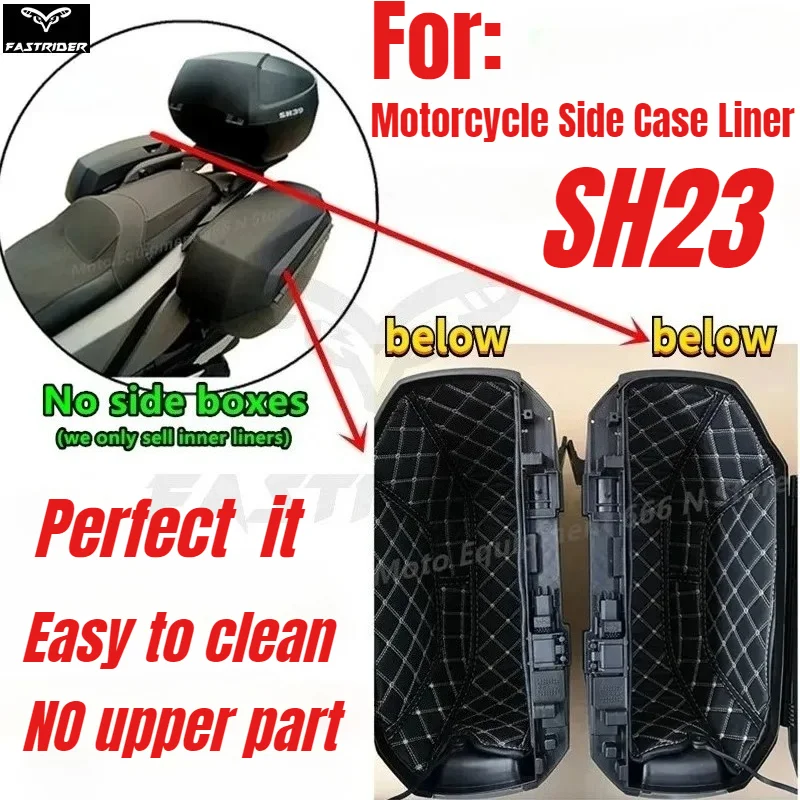 

Боковой чехол для мотоцикла, чемодан, внутренний контейнер, чехол для багажника, защитная подкладка, портативная сумка для SH23 SH 23,