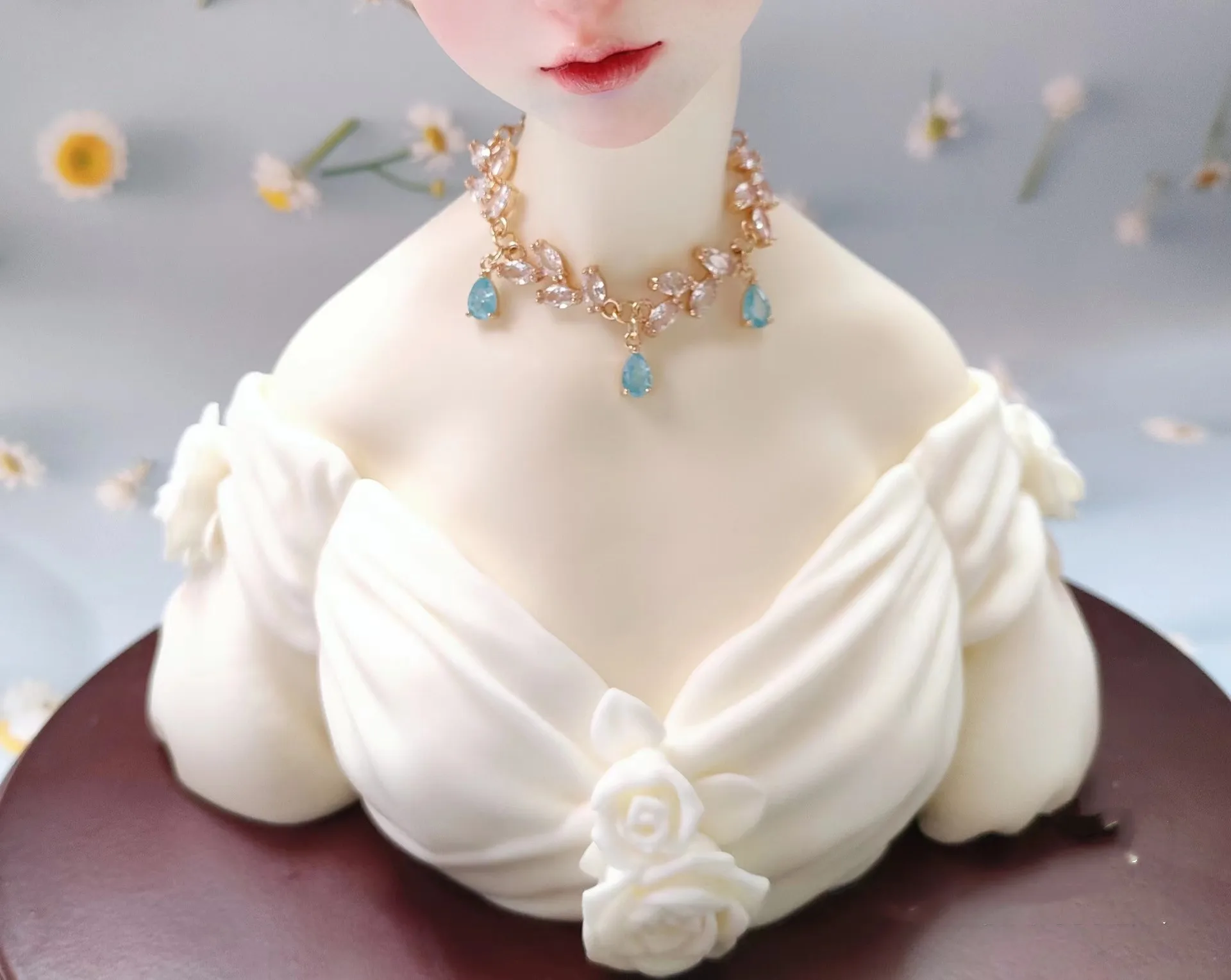 BJD Doll Jewelry 1/3 Zircon Toy Necklace Accessories