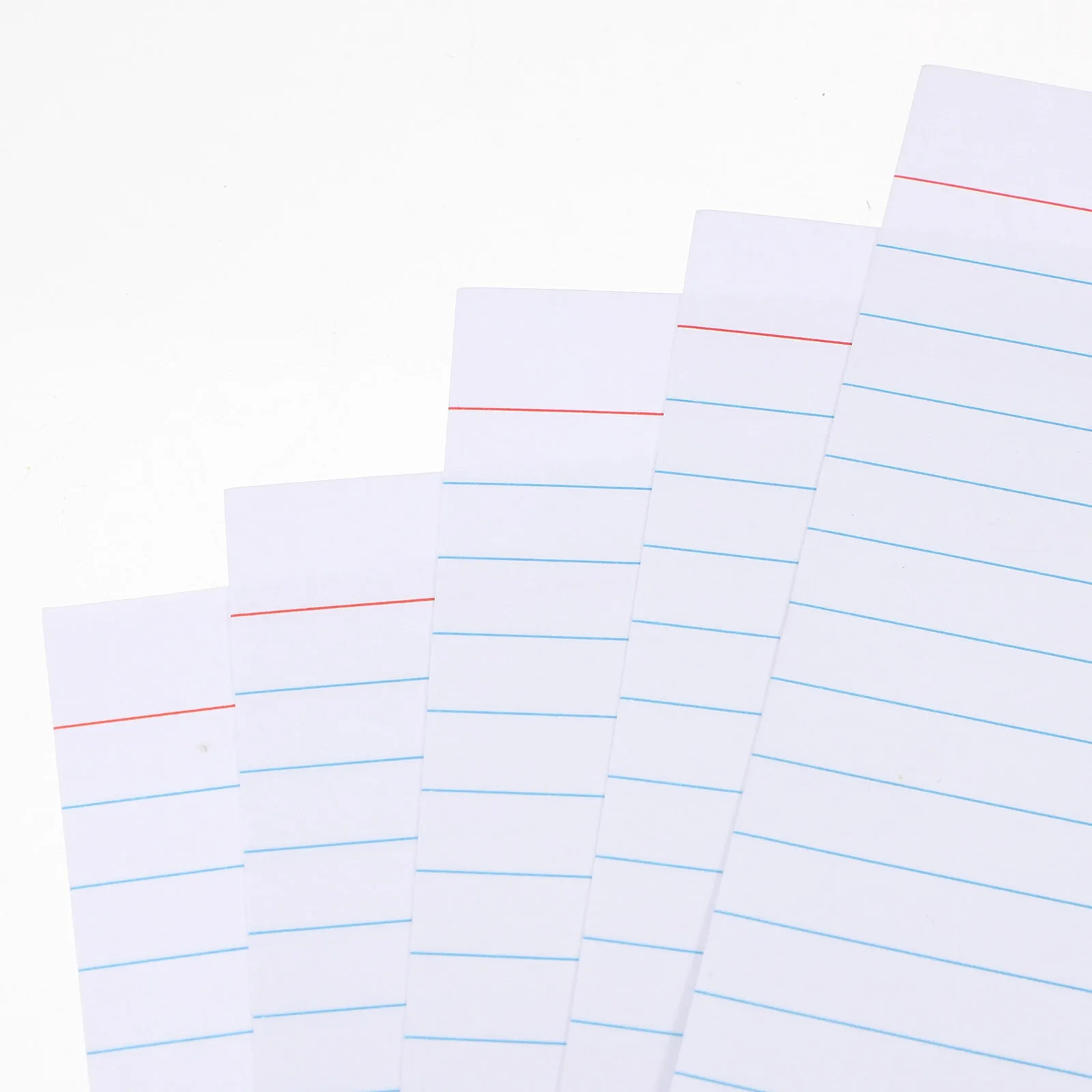 

200Pcs Lined Index Cards White Ruled Flashcards Note Cards Blank Notepaper Study School Office Flashcards for Index Card