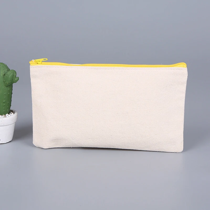 Simple Blank Wallet Personal DIY Drawing Zipper Bag