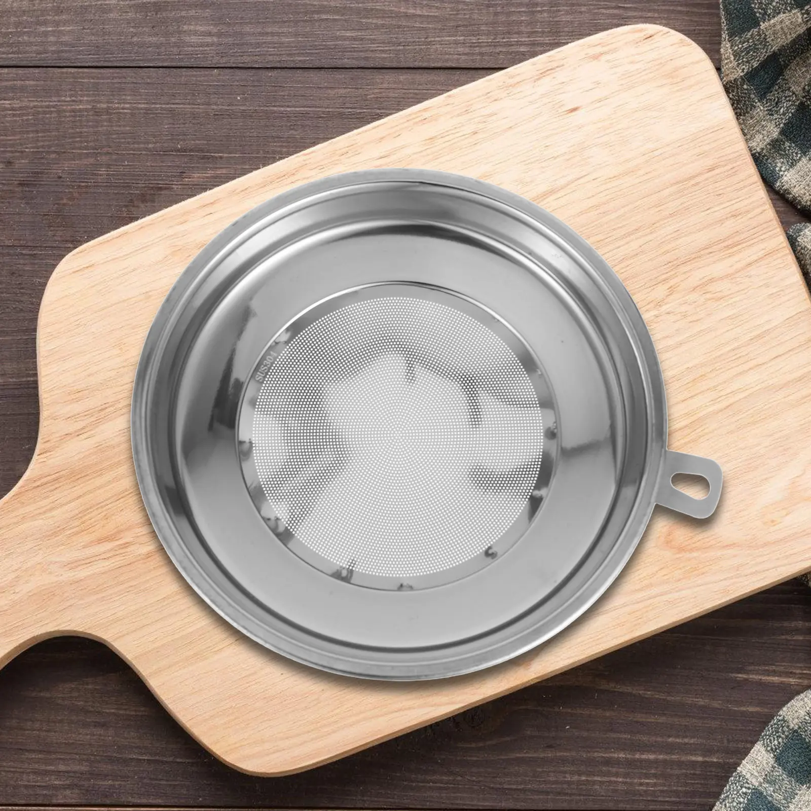 Stainless Steel Mesh Cooking Oil Strainer Tea Filter Skimmer for Pots Oil Residue Filter Home Restaurant Pig Lard Container