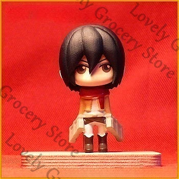 

Аниме Shingeki No Kyojin Mikasa·Ackerman Attack on Titan Косплей Мини-фигурки Модель Миниатюрная фигурка Мультяшные гаражные наборы Подарок