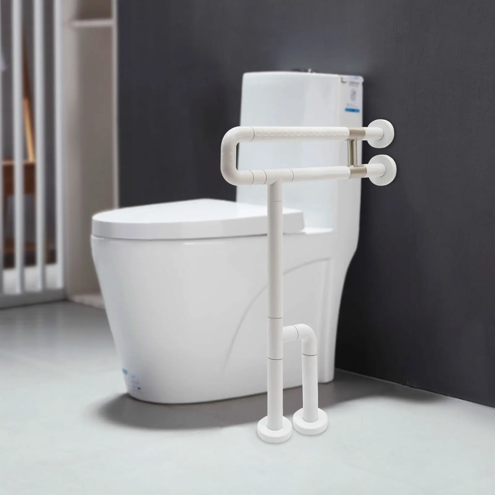 قضبان إمساك المرحاض، درابزين أمان للمعاقين من الفولاذ المقاوم للصدأ، حمام لكبار السن