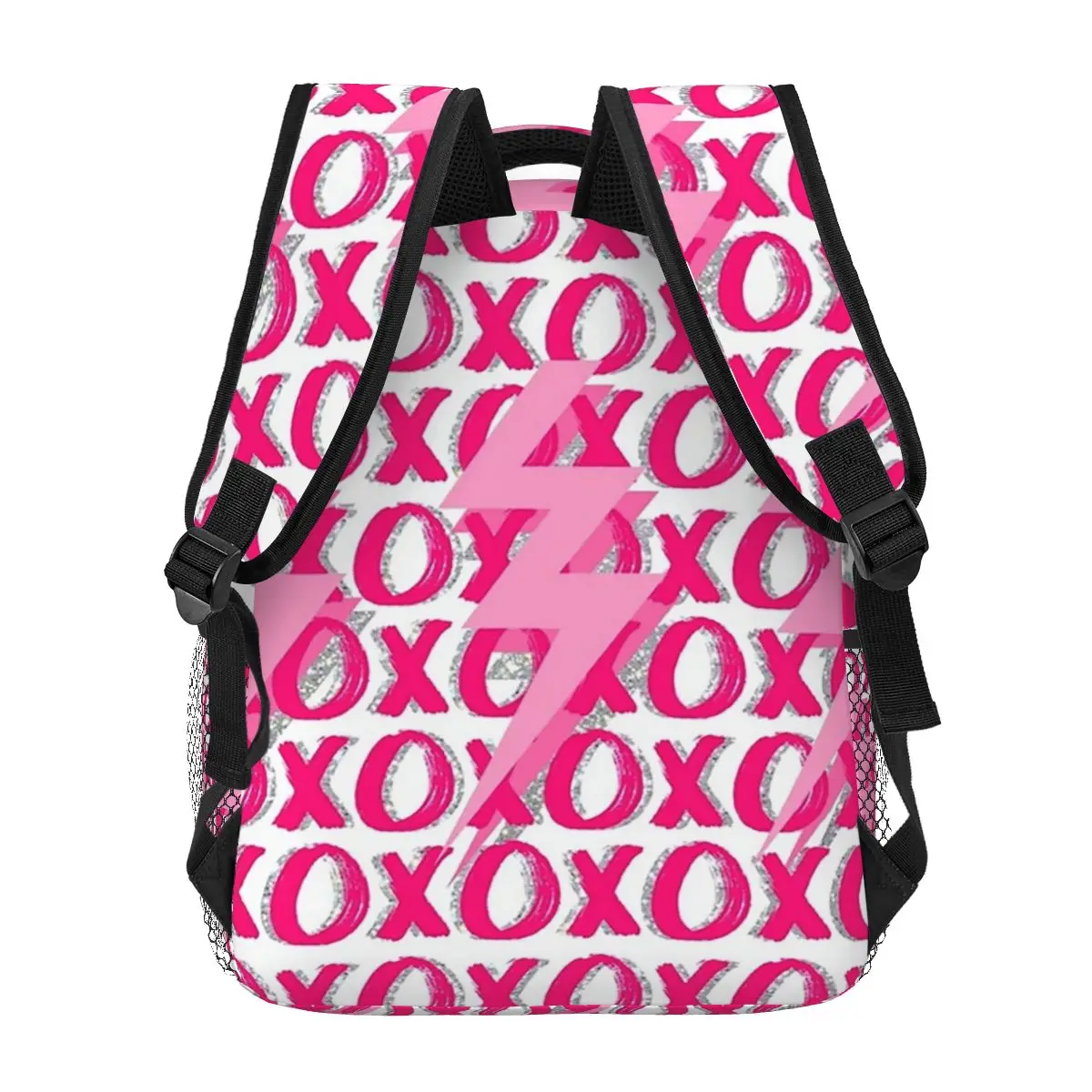 Xoxo Lightning Bolts-mochilas rosas para niños y niñas, mochilas escolares para niños, mochila para computadora portátil, bolsa de hombro de gran capacidad