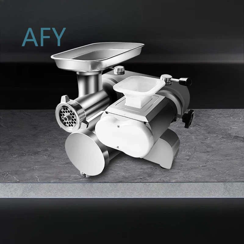High Power Stainless Steel Meat Grinder for Desktop Use Multi Functional Meat Cutting and Sausage Stuffer for Kitchen