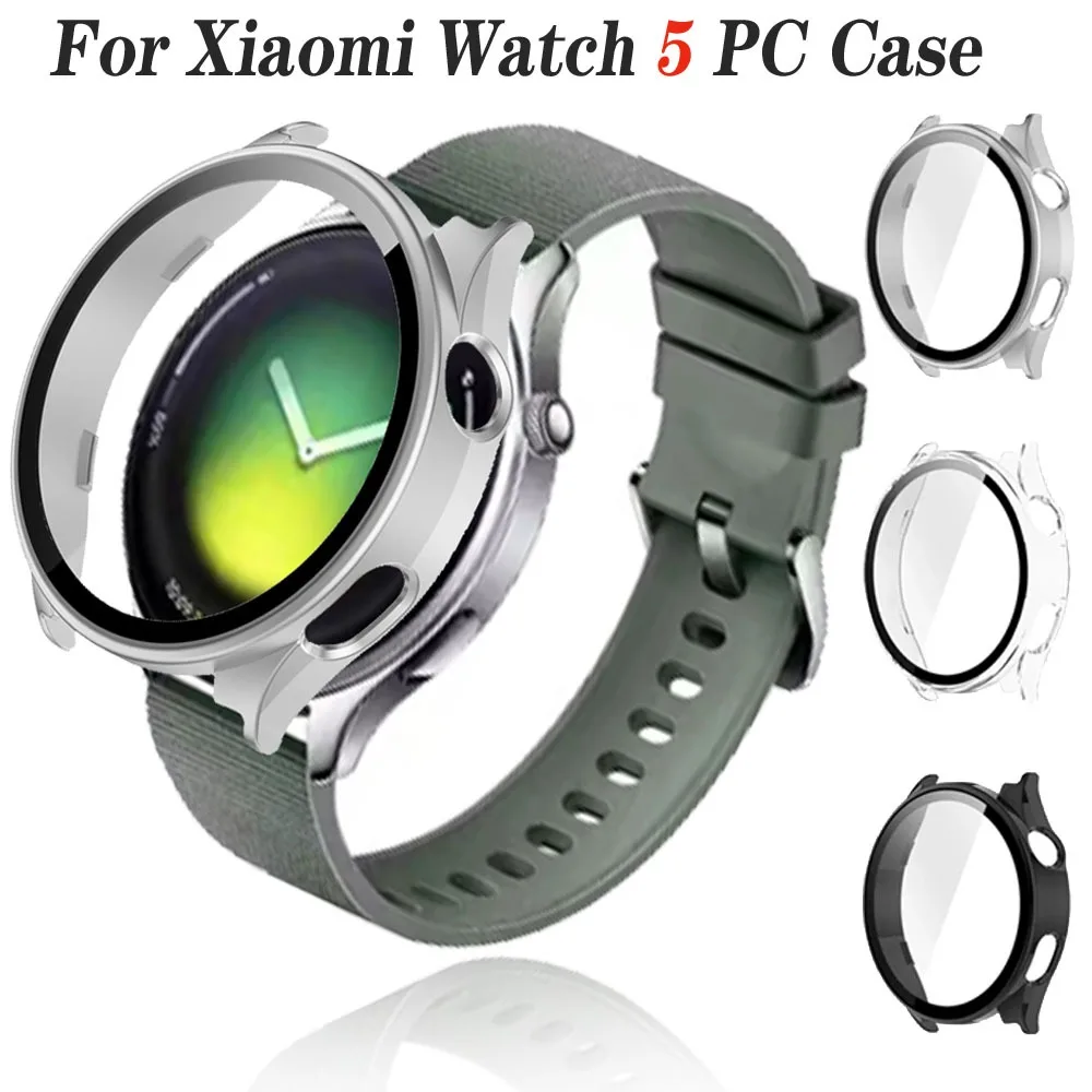 Shell and Membrane Integrated for Xiaomi Watch 5 All-around Anti-scratch Frame Screen Protective Shell Xiaomi Watch 5 Accessory