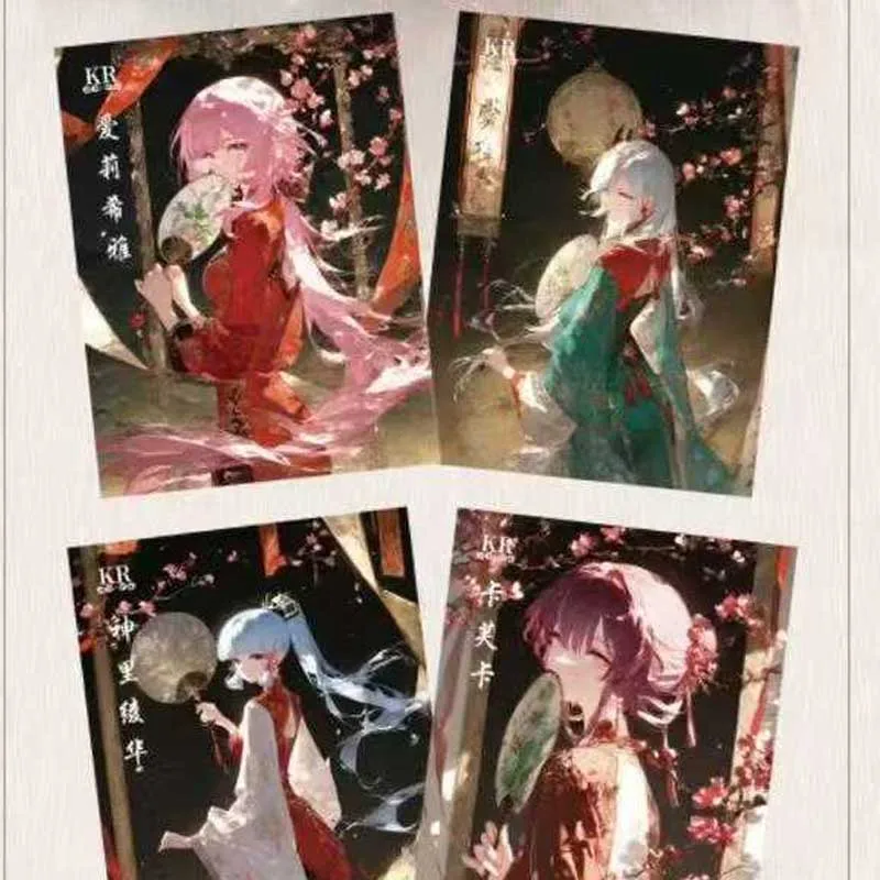 Lan Kashe 卸売女神ストーリーコレクション Wave 1 A4 アクリル HD カラー紙セクシーな Waifu 子供たちがトレーディングカードをプレイするギフト
