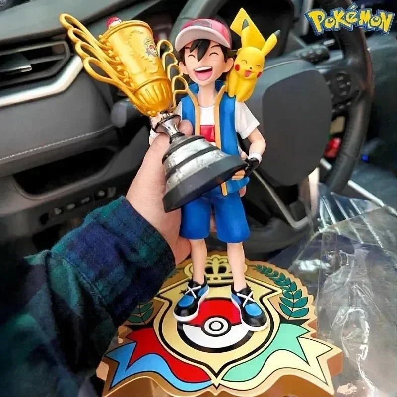 New Pok é mon Pet Elf National Championship Cup Gold Cup Smart Pickup Card Anime Handmade Boy Birthday Surprise Gift Decoration