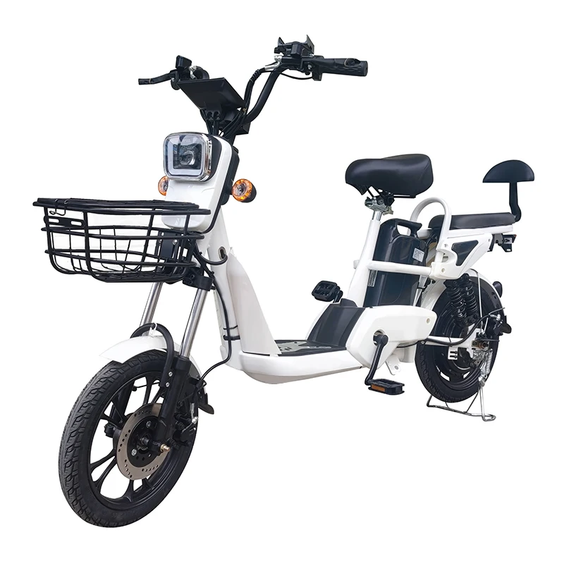 OEM,14 Inch Household Electric Bike Two Seat Ebike Delivery Электровелосипед 350W Lithium Battery Electric Bicycle,Manufacturer