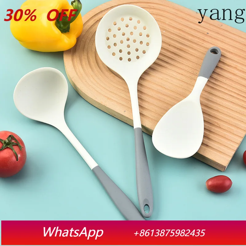 

LMM non-stick pan special spatula high temperature resistant silicone spatula set rice spoon