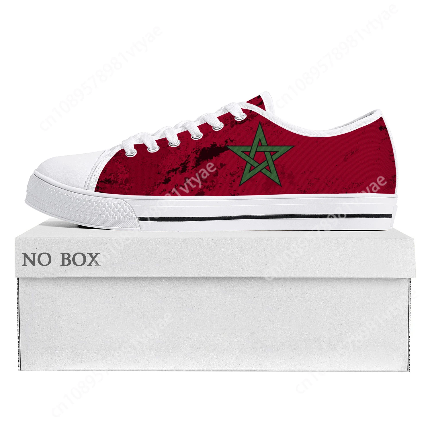 Moroccan Flag Low Top High Quality Sneakers Mens Womens Teenager Canvas Sneaker Morocco Prode Casual Couple Shoes Custom Shoe