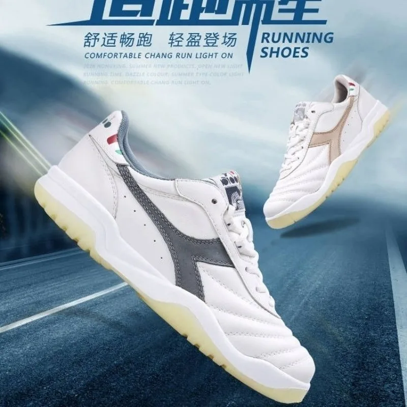 2024 New Tennis Shoes Men Leather Badminton Shoes For Mens Designer Table Tennis Shoes Men Hard-Wearing Sports Shoe