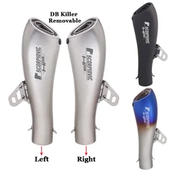 Left Right 60/51mm Universal Motorcycle Exhaust Muffler Pipe Escape moto db kille for Kawasaki Z1000 Z900 Ninja 250 S1000rr R3