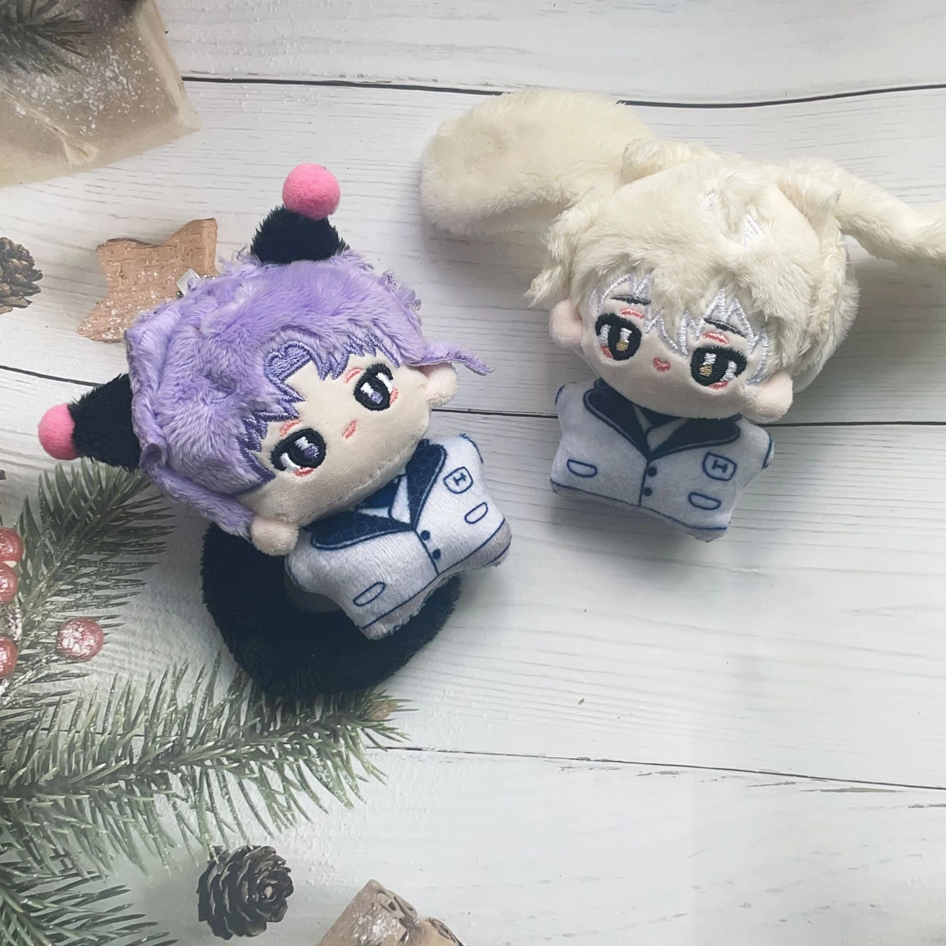 Anime BLUE LOCK Nagi Seishiro Mikage Reo Mascot Cosplay PlushDolls Xmas Gifts Toys Christmas Decor Backpack Pendants