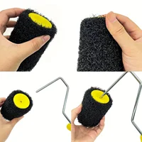 1pc 4-Inch Drywall Texture Roller Brus With Home DIY Painting Tool Durable Plastic Roller Brush For Smooth Ceiling Wall Surfaces 3