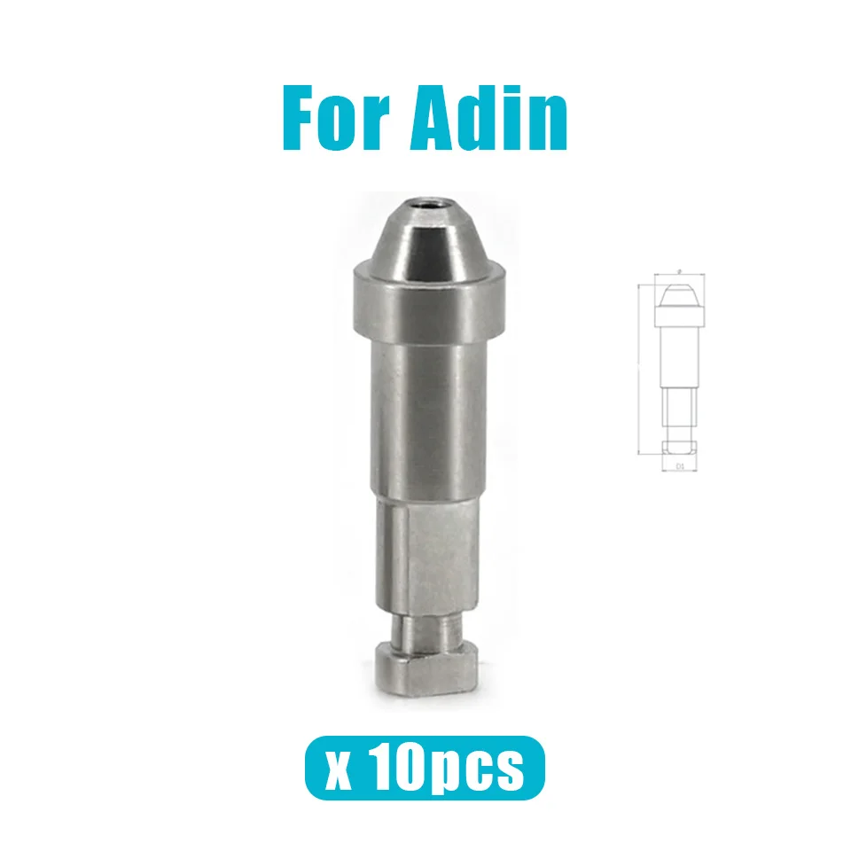 10Pcs Dental Multi Unit Analog for Megagen NeoBiotech Osstem Dentium Implant Prosthetic Digital Laboratory Stone Model Tools
