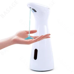 Automatic Sensor Soap Dispenser White High Quality Abs Waterproof Hand Soap Sensor Bathroom Smart Wash Handpiece