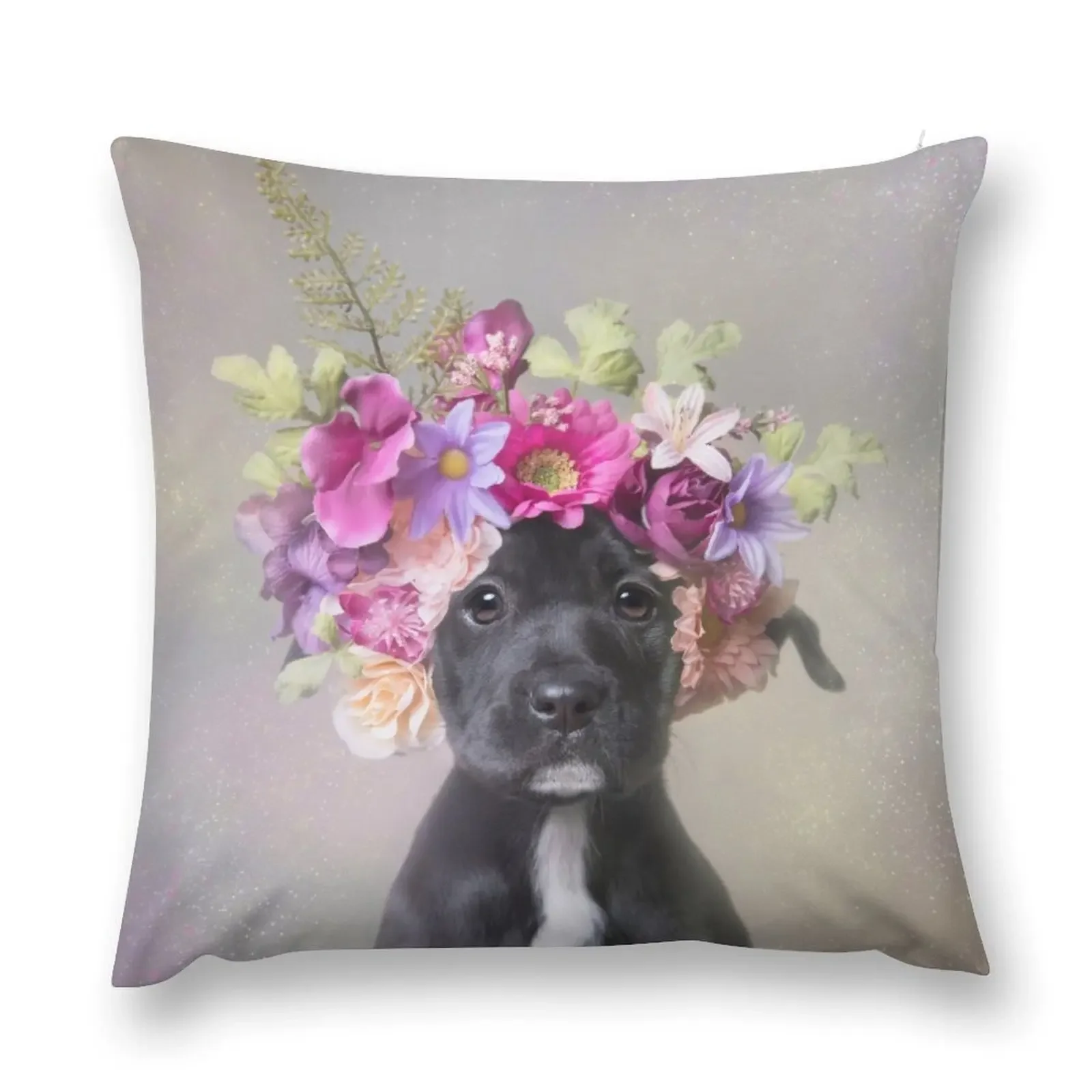 

Flower Power, Joey Throw Pillow Christmas Covers For Cushions Sofas Covers Pillowcases Bed Cushions Cushions pillow