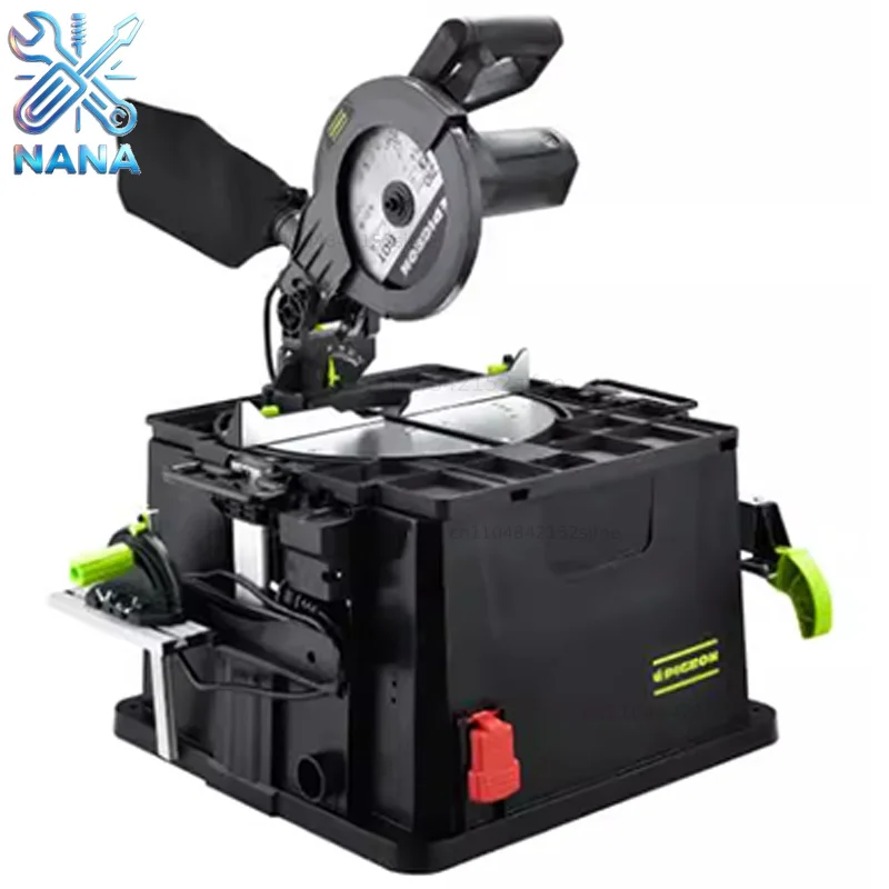 8-Inch Flip Saw High-Precision Multi-Function Cutting Machine 45° Bevel Saw Compact Aluminum Cutting Saw Woodworking Angle