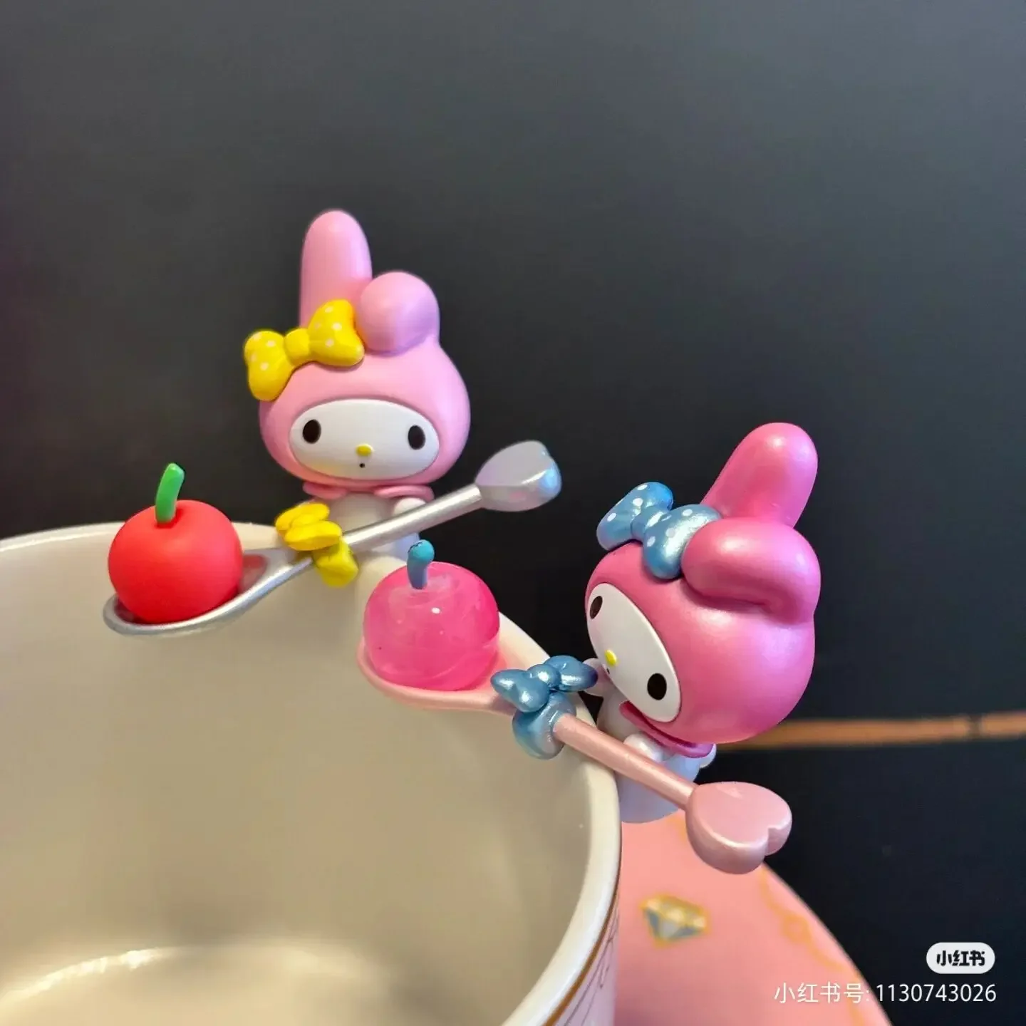 Sanrio персонажи вишни Фрукты чашка подвесная серия Moe Dou Qu понравило Kuromi Hellokitty Pom пурин Cinnamoroll потайная сумка подарок