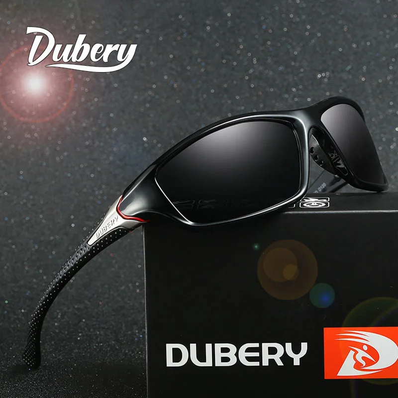 DUBERY Sport Polarized Sunglasses Night Vision Men's Driving Sun Glasses for Men Oval Brand Luxury New Colors UV400 Goggles