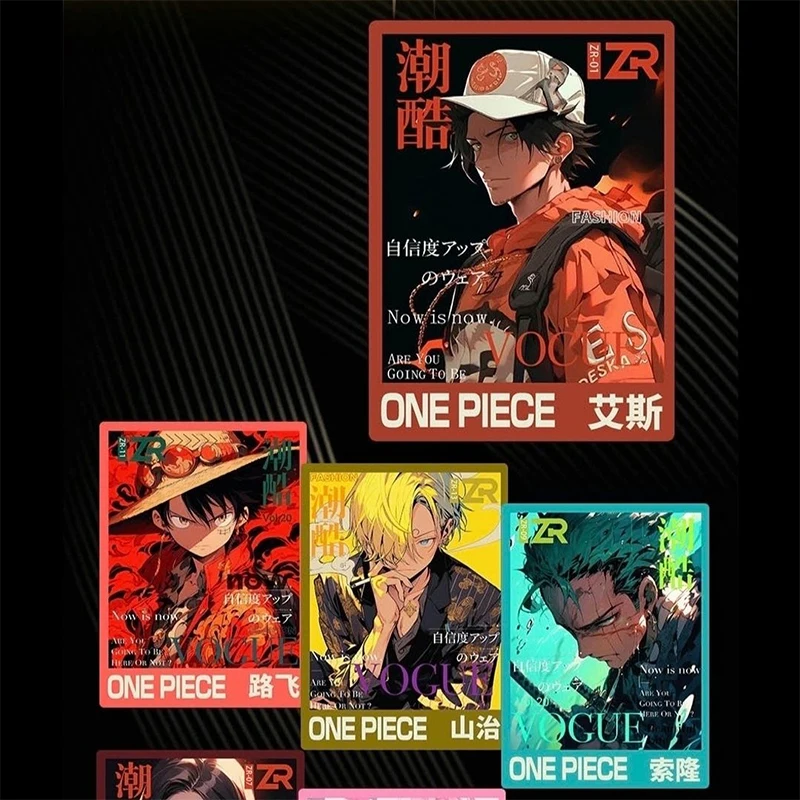 Jiukatang One Piece ZR UR Card Trafalgar D. Water Law Roronoa Zoro Shanks Rare Collection Card Christmas Birthday Gift Game Toys