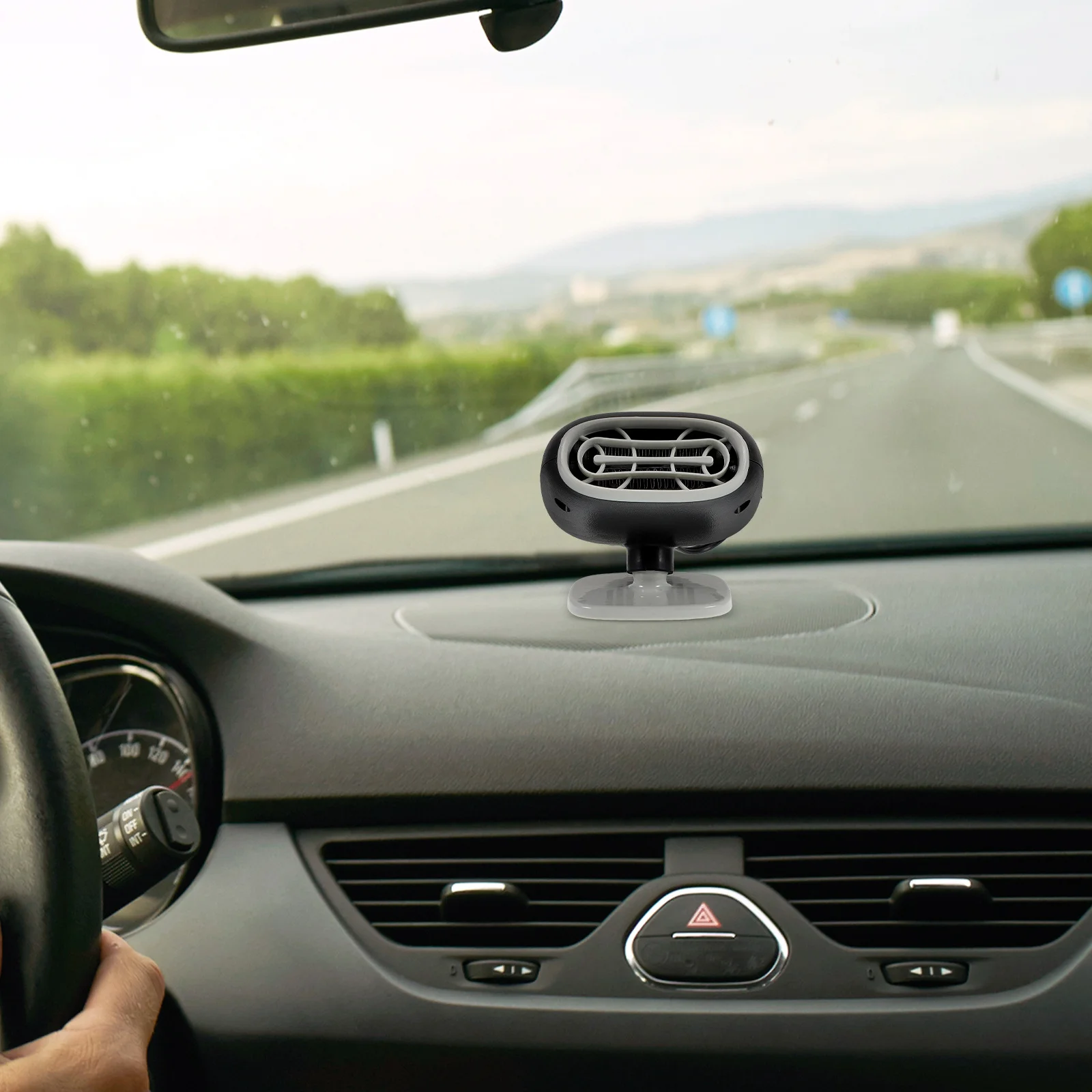 

Portable Car Heater Compact Fast Heating Defrosting Anti-Fog For Windscreen Winter Camping Vehicle Use Small Space Heater For