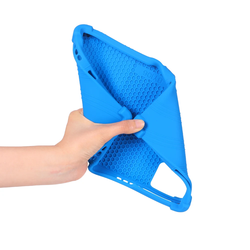 For DOOGEE U9/U10/U10Pro Tablet Case 10.1 Inch Shockproof Airbags Soft Silicone Ajustable Stand Precise Cutouts Cover
