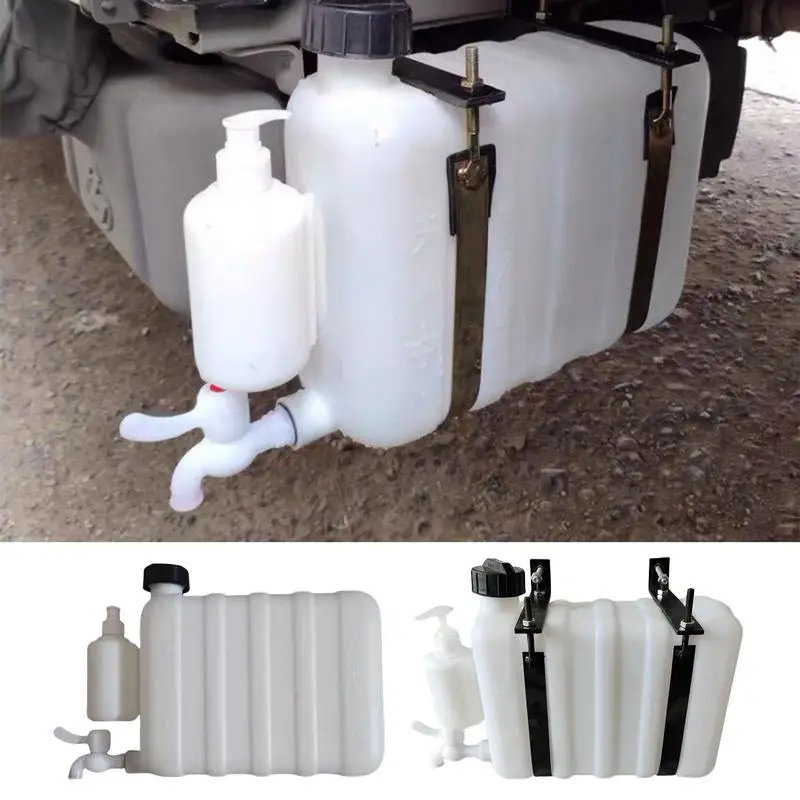 Truck Water Tank 9L Water Storage Tank With Spigot Utility Water Tank Water Jug Portable Water Carrier For Camping And RV Trips