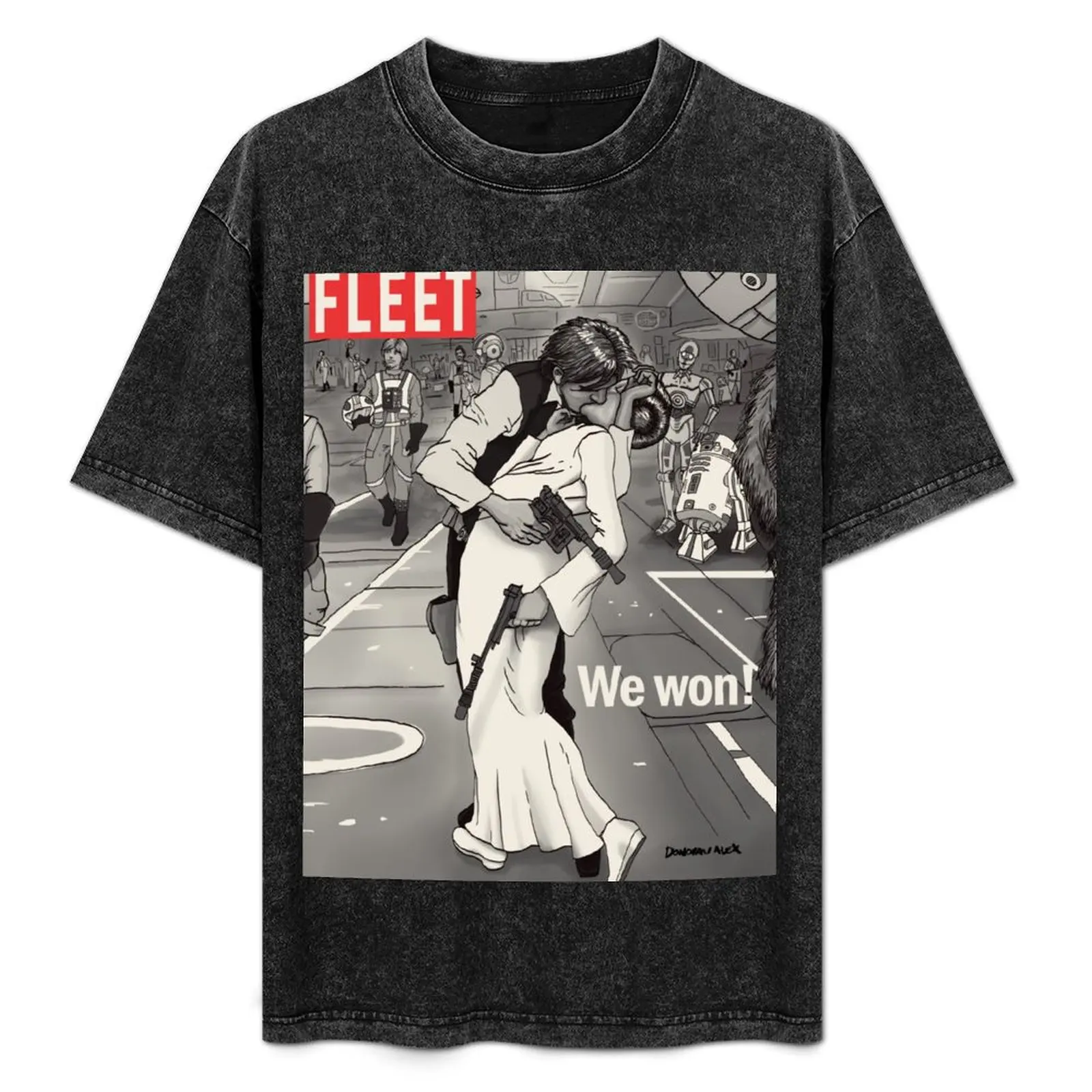 

Fleet We Won T-Shirt vintage graphic tee customs for a boy man t shirt t shirts for men pack